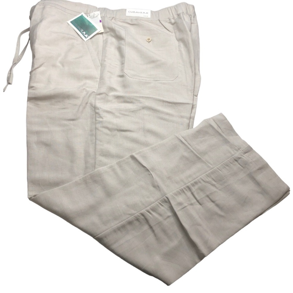 Cubavera Linen Men’s Sz 44 2XB Drawstring Pants